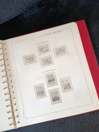 Album Clasificador Sellos de Gran Bretaña