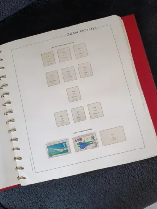 Album Clasificador Sellos de Gran Bretaña