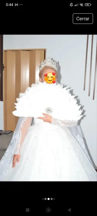 Vestido de Novia Gitana + Velo y Complementos