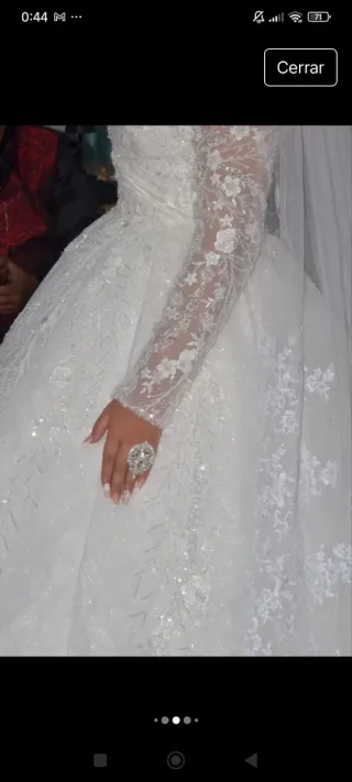 Vestido de Novia Gitana + Velo y Complementos