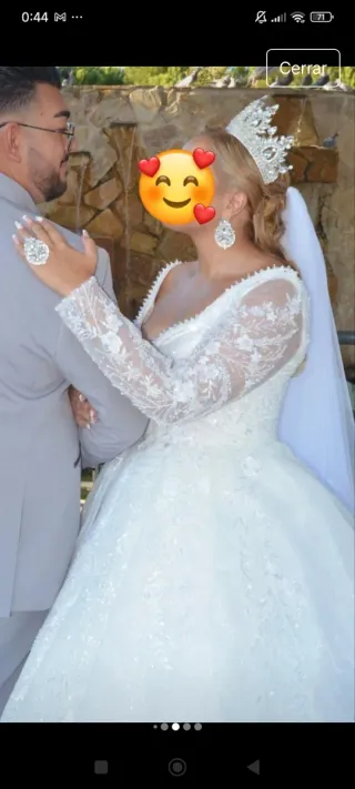 Vestido de Novia Gitana + Velo y Complementos