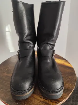 Botas Dr Termans Talla 45. Puntera de acero. Piel.