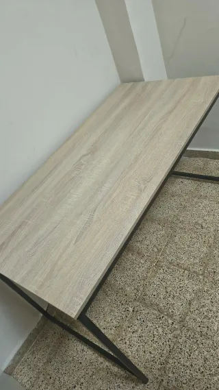 Escritorio Industrial 120x60 Madera y Metal