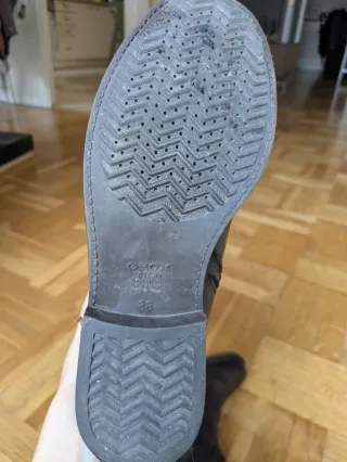 Botas altas Geox piel marrón T38