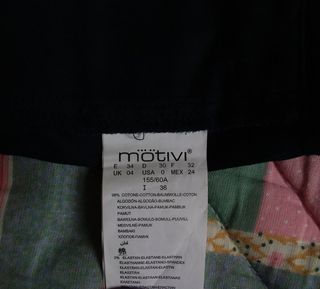 Pantaloni Chino,marca Motivi, donnad, Blu Scuro