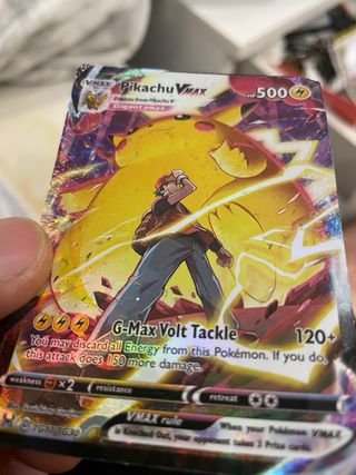 Carta Pokémon Pikachu VMAX TG1/TG30