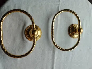 Juego baño dorado años 90