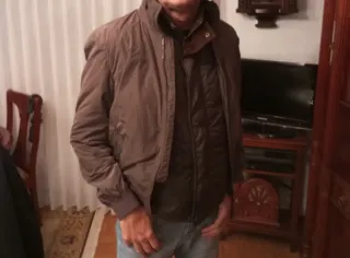 Cazadora verde oscuro