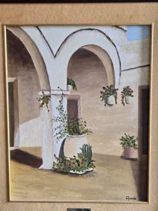 Cuadro Patio Andaluz 60x51 ☎️683469031☎️