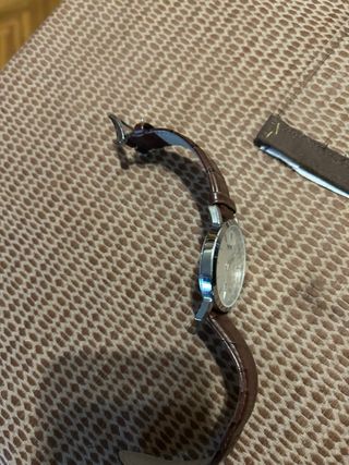 Reloj Hugo Boss Correa Marrón y Esfera Plateada