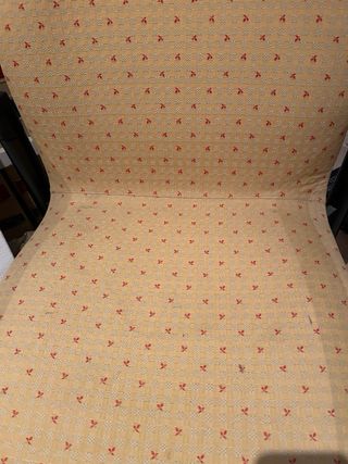 2 Sillas tapizadas para sala de espera