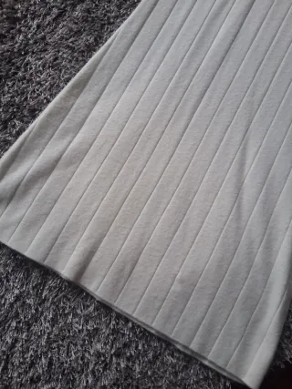 Vestido punto blanco roto Talla M