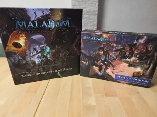 Maladum + Of Ale and Adventure + Reference cards