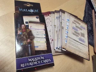 Maladum + Of Ale and Adventure + Reference cards