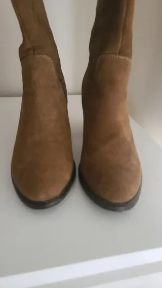 Botas altas de ante