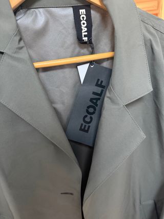 Gabardina ECOALF Mujer Verde Militar Talla M