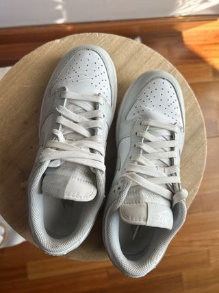 Nike dunk low grey white zapatillas mujer