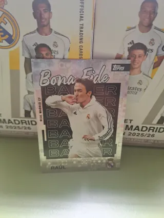 Cromo Raúl RM Team Set Topps