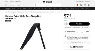 Correa Richter Extra Wide 11cm ancho NUEVA