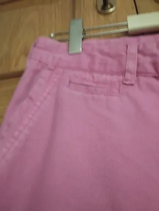 Pantalón chino rosa hombre