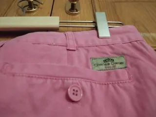 Pantalón chino rosa hombre