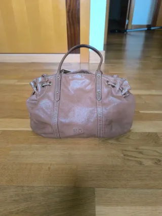 Bolso Piel Purificación García Marrón