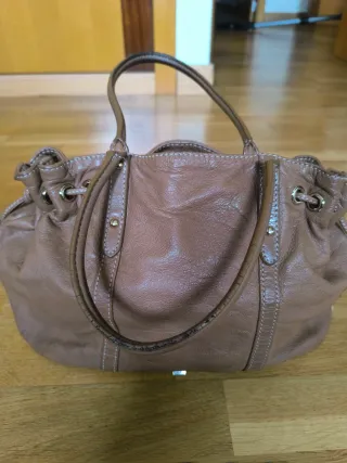 Bolso Piel Purificación García Marrón