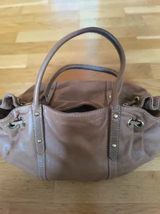 Bolso Piel Purificación García Marrón