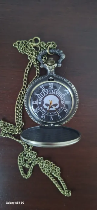 Orologio da tasca Harley Davidson teschio