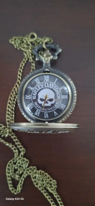 Orologio da tasca Harley Davidson teschio