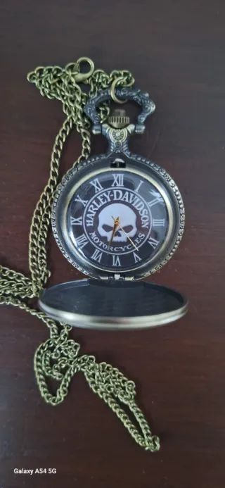 Orologio da tasca Harley Davidson teschio