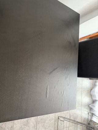 Mesa comedor extensible negra 140x84 a 220x84