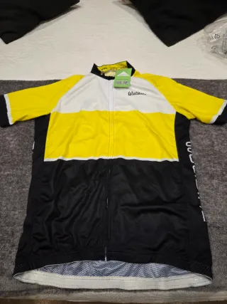 Maillot Ciclismo Manga Corta Amarillo/Negro 2XL