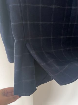 Traje Vintage Burberry Cuadros Azul Marino