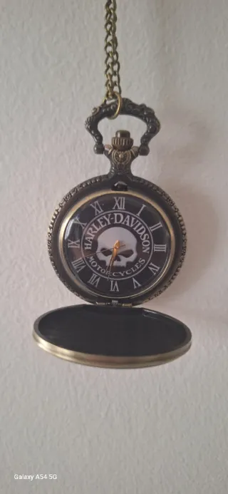 Orologio da tasca Harley Davidson teschio