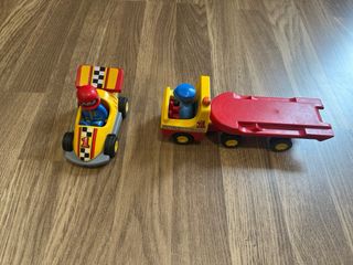 Camión y Coche de Carreras playmobil junior