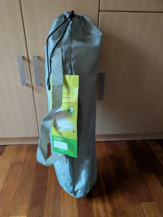 Sillón Plegable Gris y Blanco