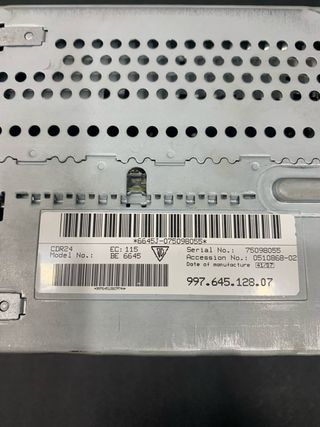 RADIO CD PORSCHE 911 997 CAYMAN BOXSTER