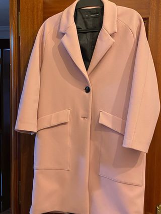 Abrigo de primavera rosa