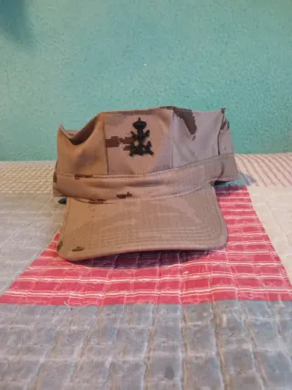 Gorra militar camuflaje beige y marrón talla 58