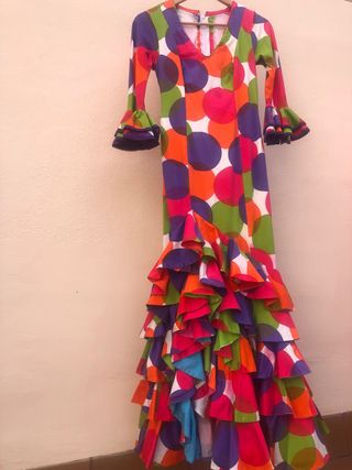 Traje de Flamenca con lunares