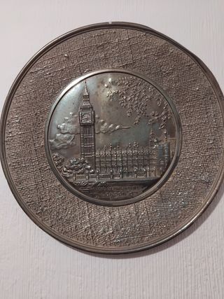 Platos Vintage Cobre Inglés 31x31 de medidas