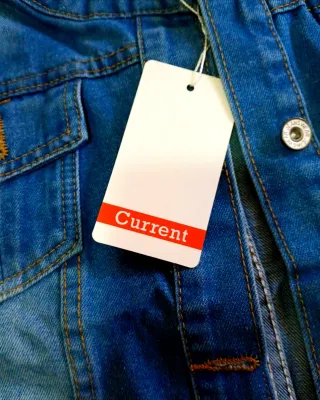 Giacca jeans donna blu taglia XL