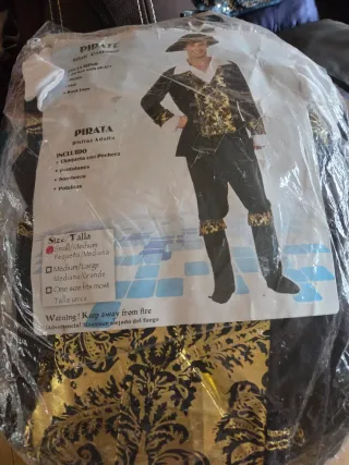 Disfraz Pirata Hombre Talla S/M