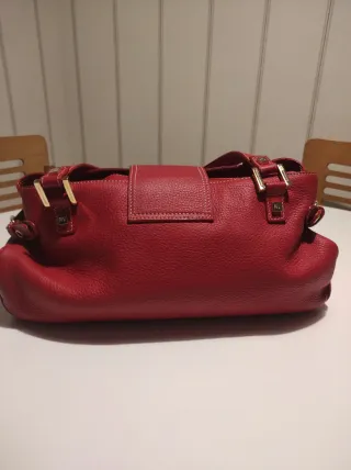 Bolso Piel Rojo Roberto Verino