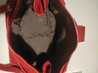 Bolso Piel Rojo Roberto Verino