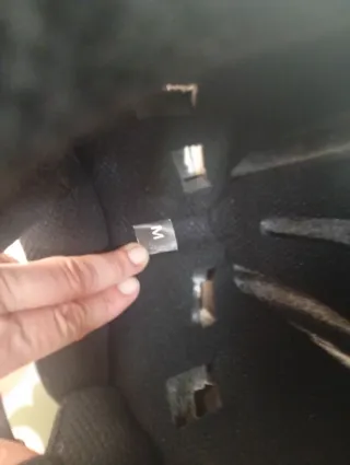 Casco integral azul y amarillo