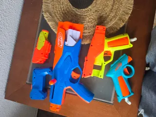 Lote armas Nerf para niños