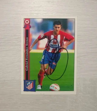 ✍️ Cromo Gabi Fernández firmado Atlético Madrid