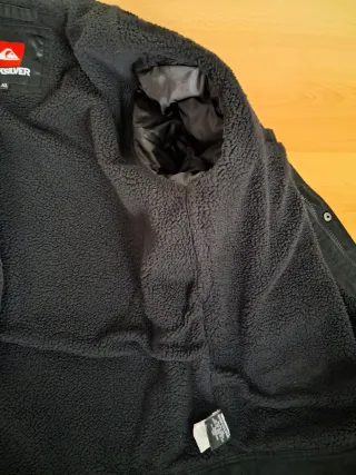 Chaqueta Quiksilver Negra Talla XL